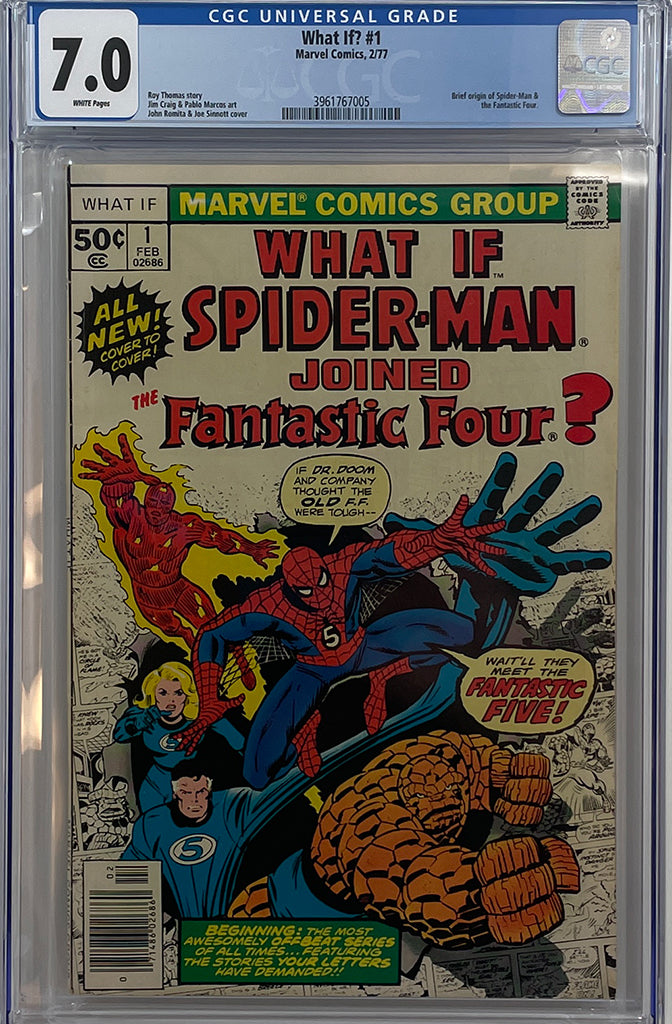 What if? #1 | What if Spider-Man Joined the Fantastic Four | CGC 7.0