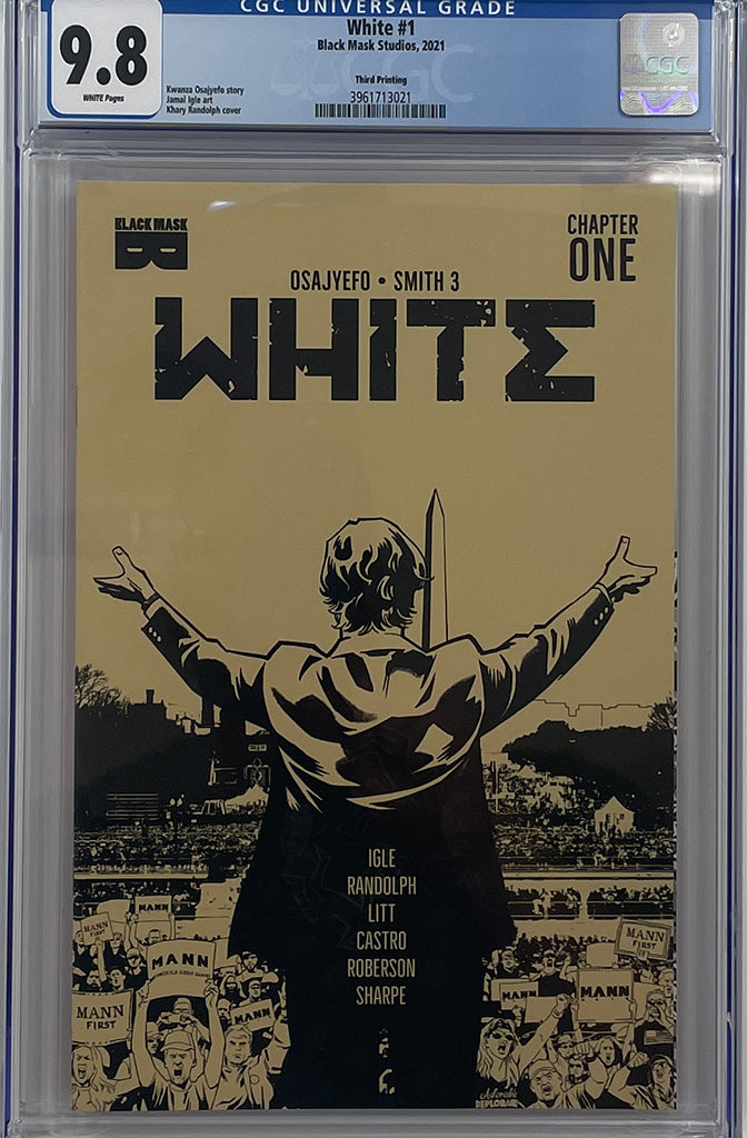 White #1 | 3rd Print | Black Mask Comics | CGC 9.8