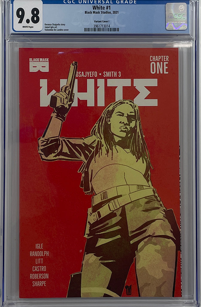 White #1 | Variant Cover I | Black Mask Comics | CGC 9.8