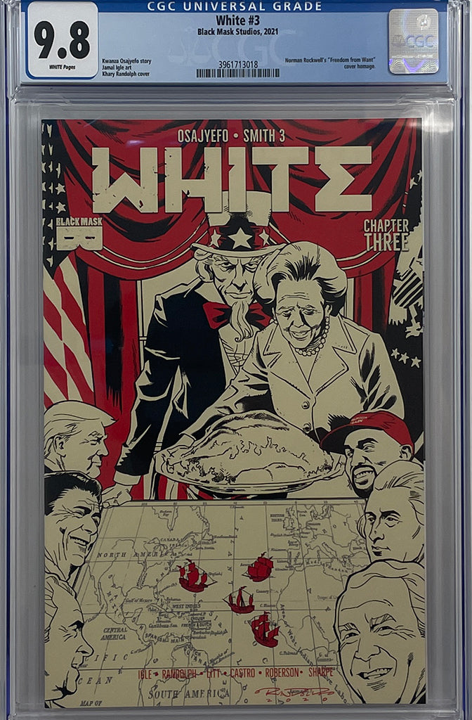 White #3 | 1st Print | Black Mask Comics | CGC 9.8