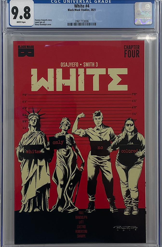 White #4 | Black Mask Comics | CGC 9.8