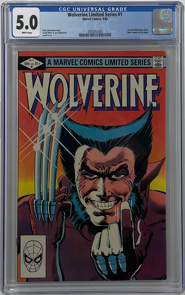 Wolverine #1 (Limited Series 1982) | CGC 5.0