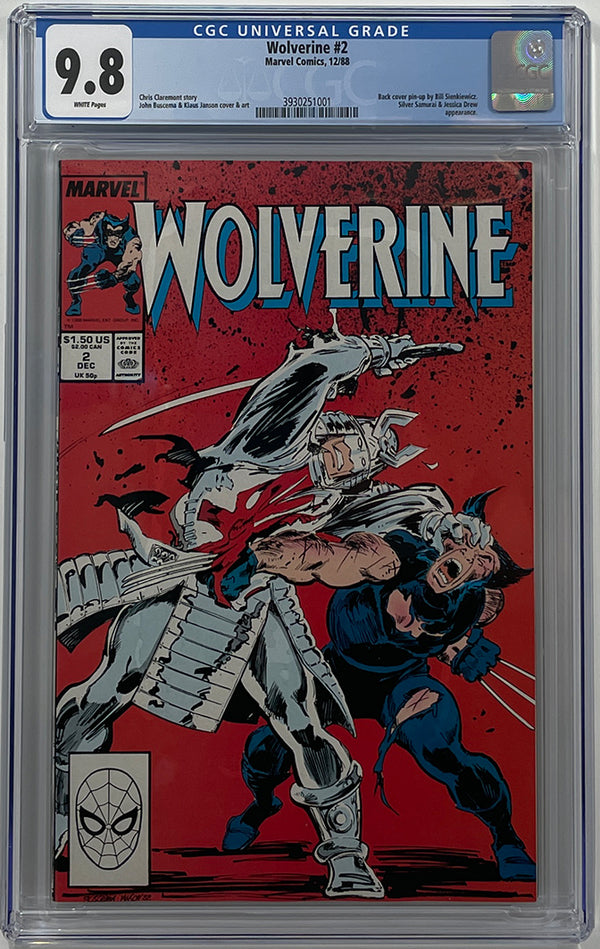 Wolverine #2 (1988) | CGC 9..8