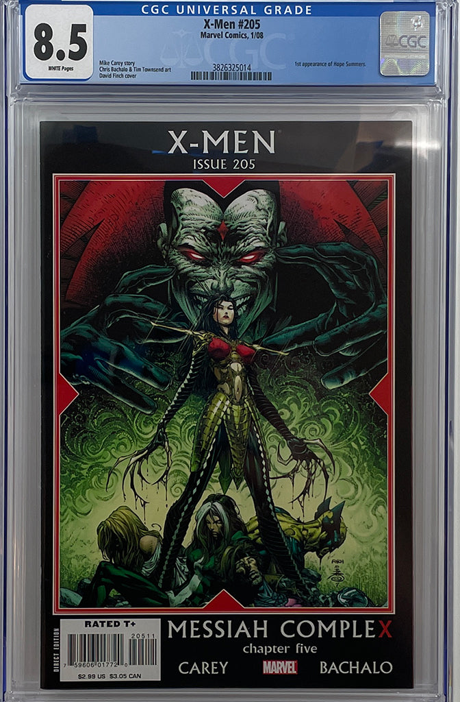 X-Men #205 (2008) | 1st app of Hope Summers | CGC 8.5