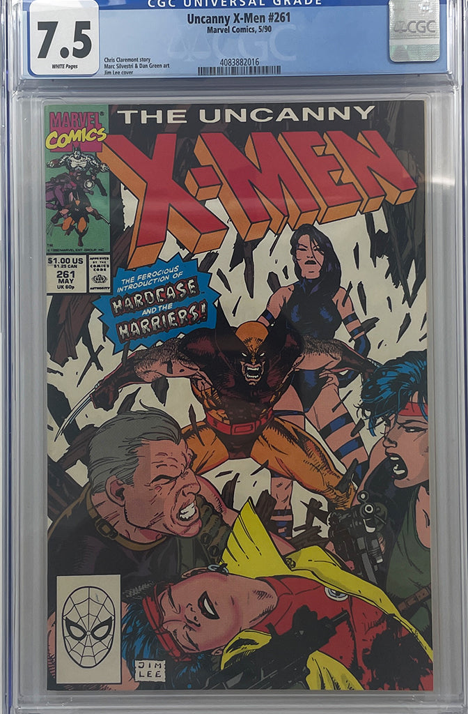 Uncanny X-Men #261 | White Pages | CGC 7.5