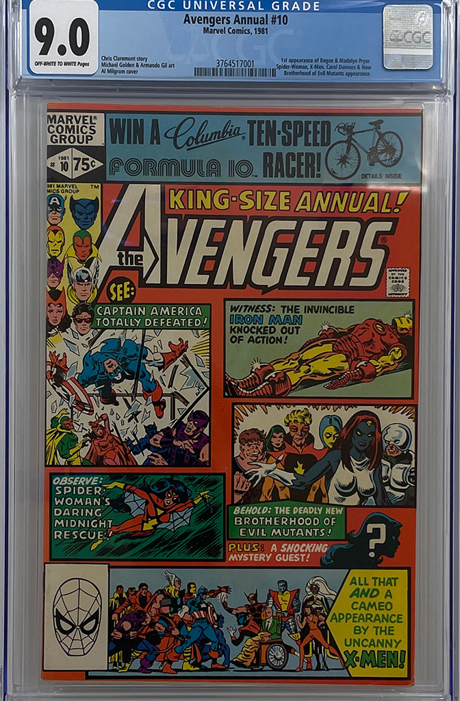 Avengers Annual #10 | 1st App of Rogue & Madelyn Pryor | CGC 9.0