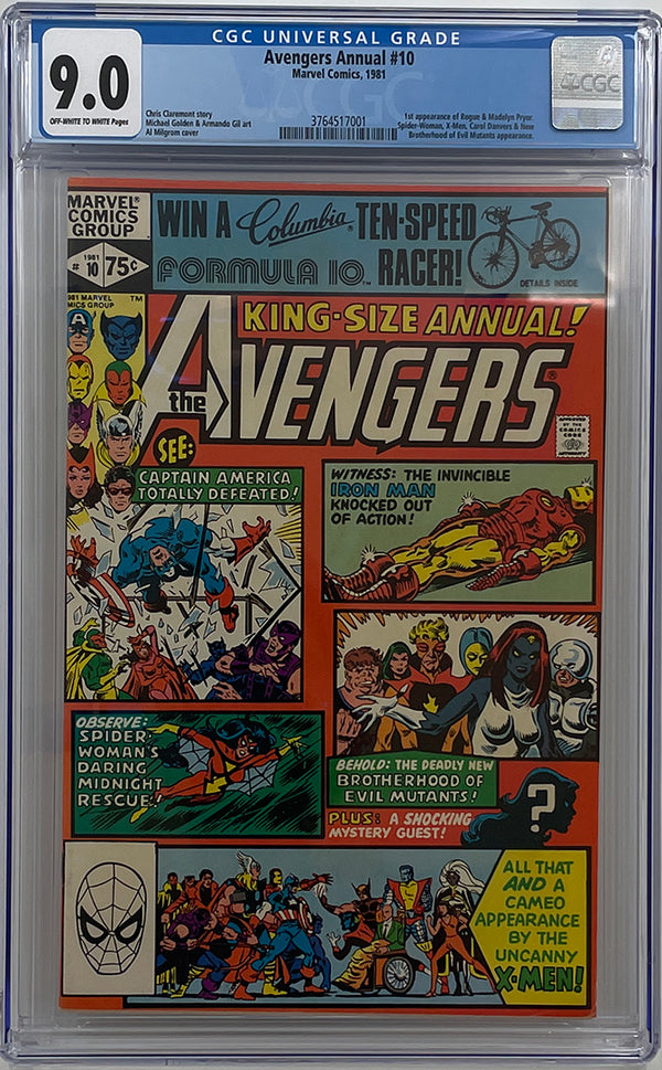 Avengers Annual #10 | 1st App of Rogue & Madelyn Pryor | CGC 9.0