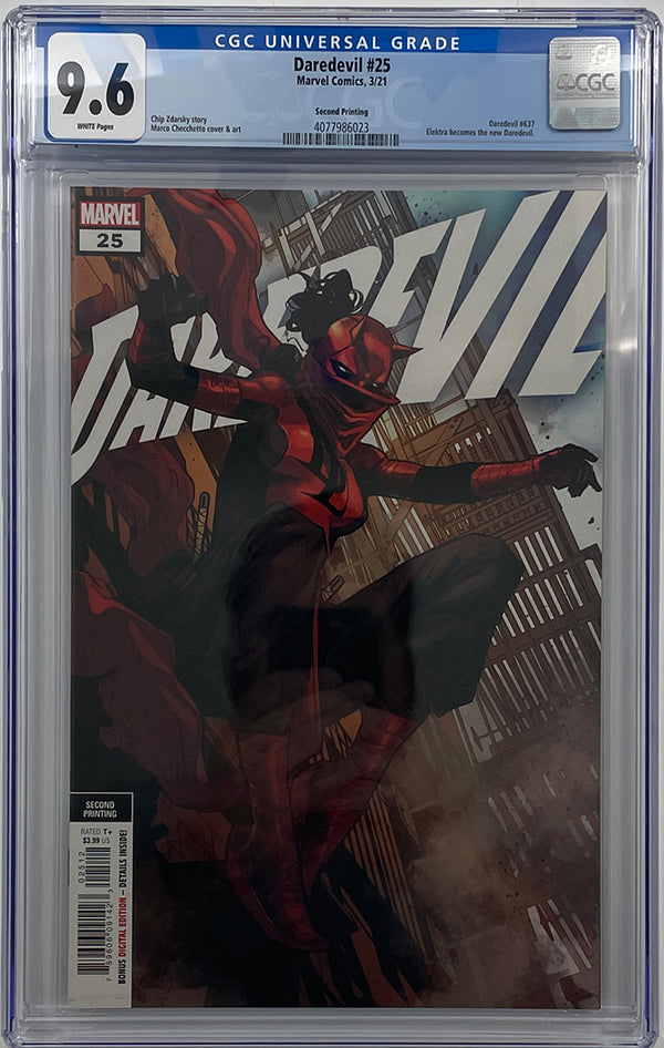 Daredevil #25 | Second Printing | CGC 9.6