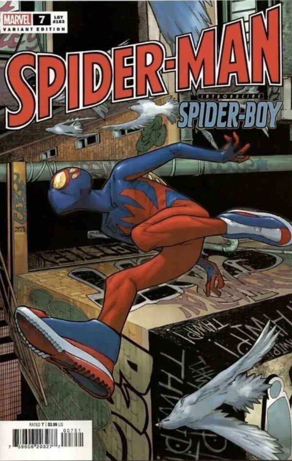 SPIDER-MAN #7 (Marvel 2023) RAMOS TOP SECRET SPOILER VARIANT | 1st App Spider-Boy