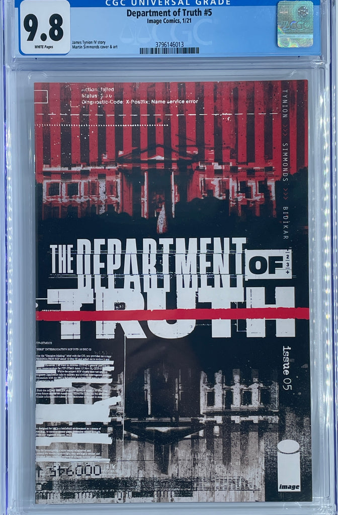 Department of Truth #5 | Cover A  | CGC 9.8
