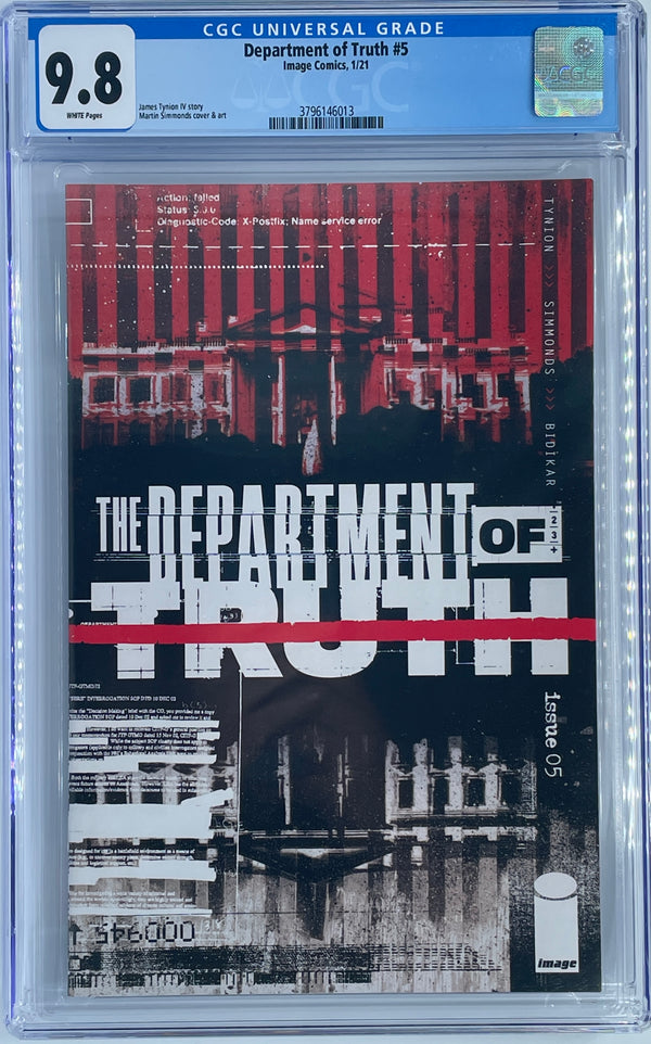 Department of Truth #5 | Cover A  | CGC 9.8