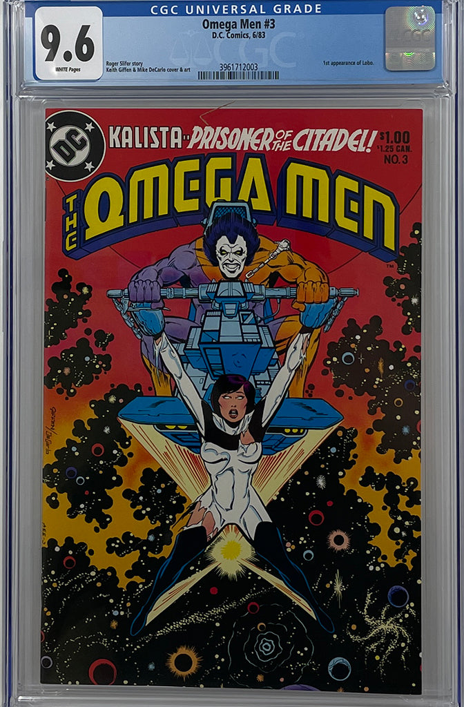 Omega Men #3 | 1st app of Lobo | CGC 9.6