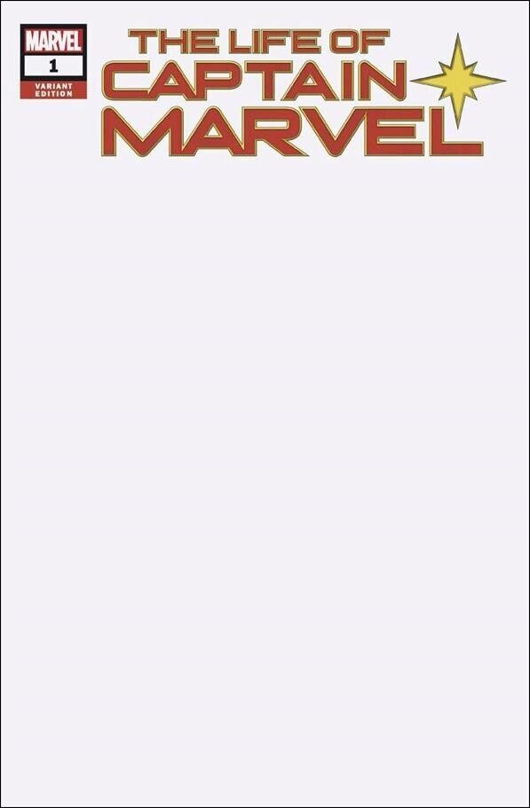 Life of Captain Marvel #1 | Blank Sketch Cover