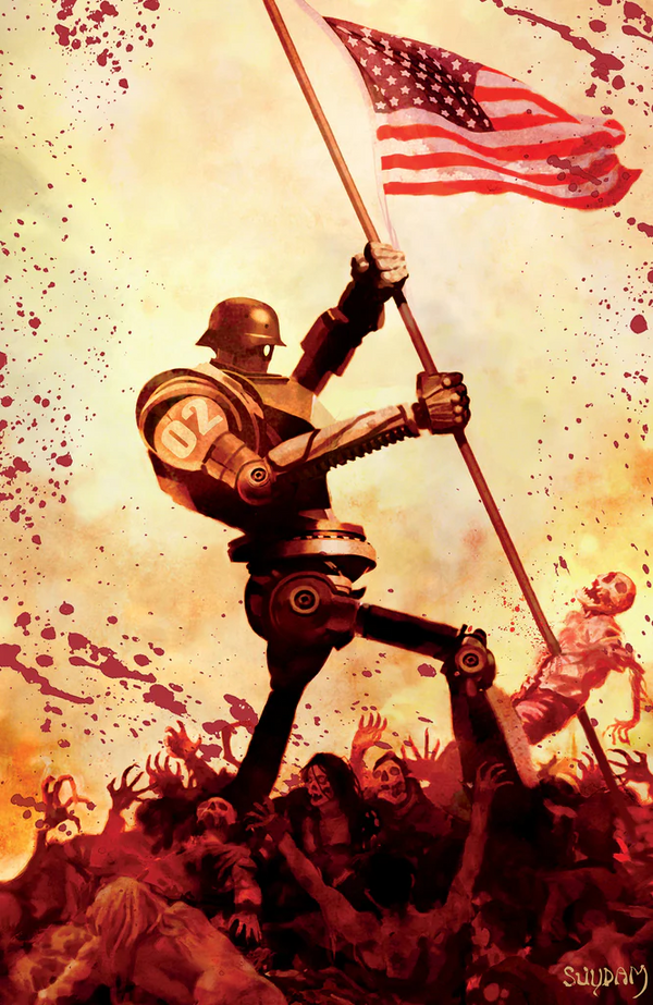 Zombies vs Robots Classic #1 | Arthur Suydam Virgin Variant