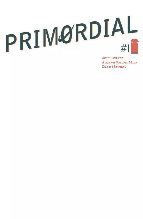 Primordial #1 | Blank Sketch Cover