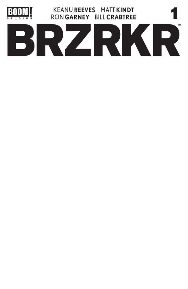 BRZRKR #1 | Blank Sketch Variant