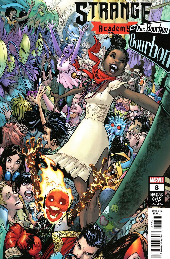 Strange Academy #8 | Mardi Gras Variant