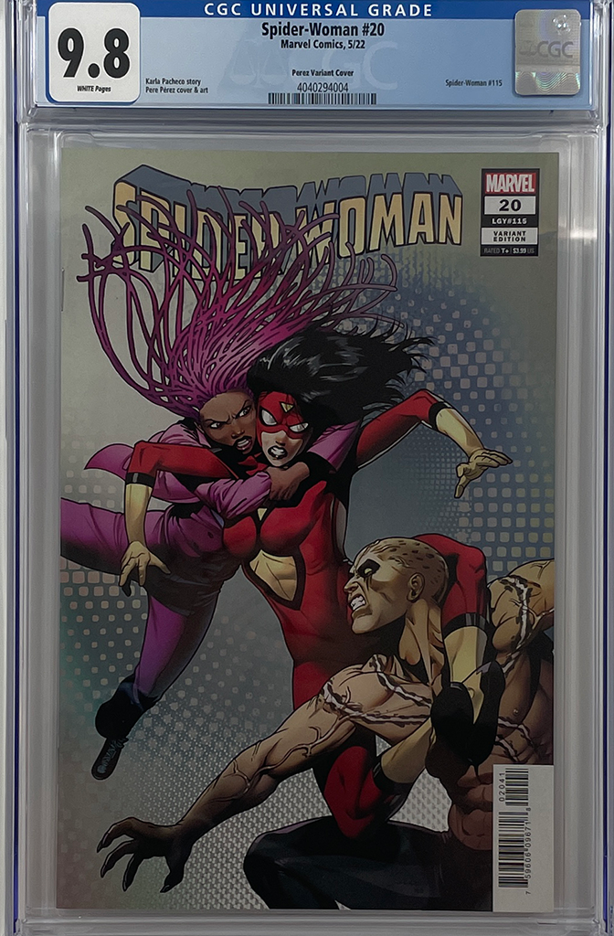 SPIDER-WOMAN #20 | Perez Variant | CGC 9.8