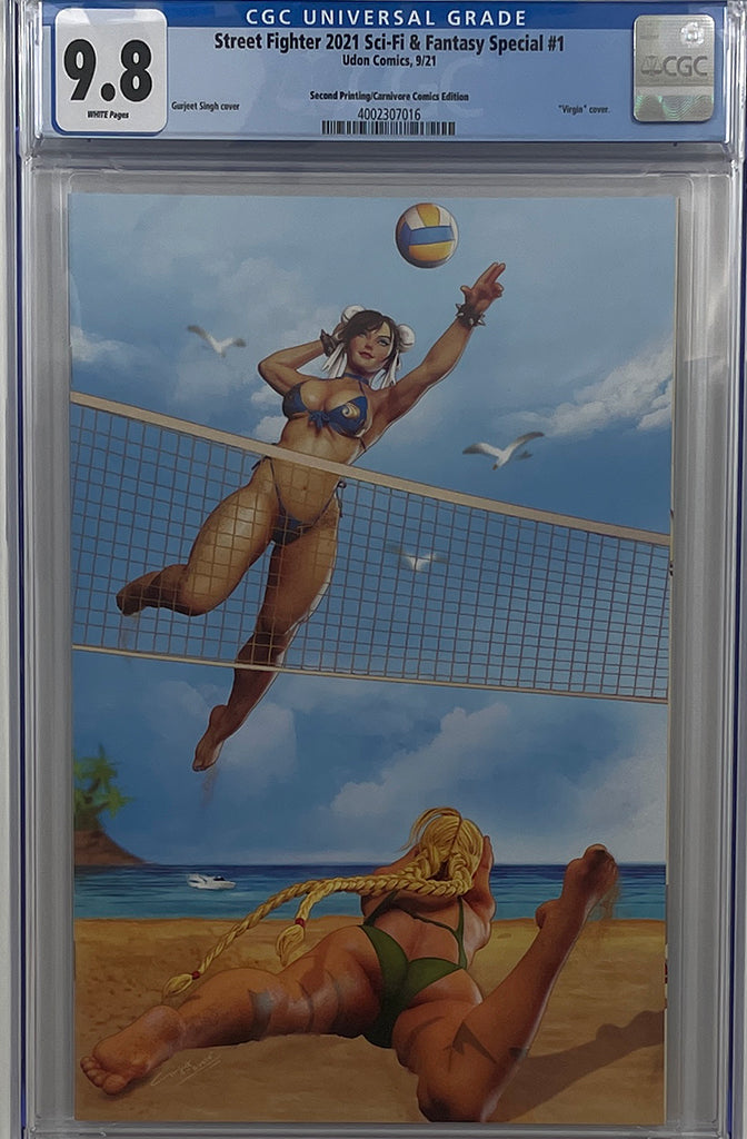 Street Fighter Sci-Fi and Fantasy #1 | Gurjeet Sign Variant | CGC 9.8